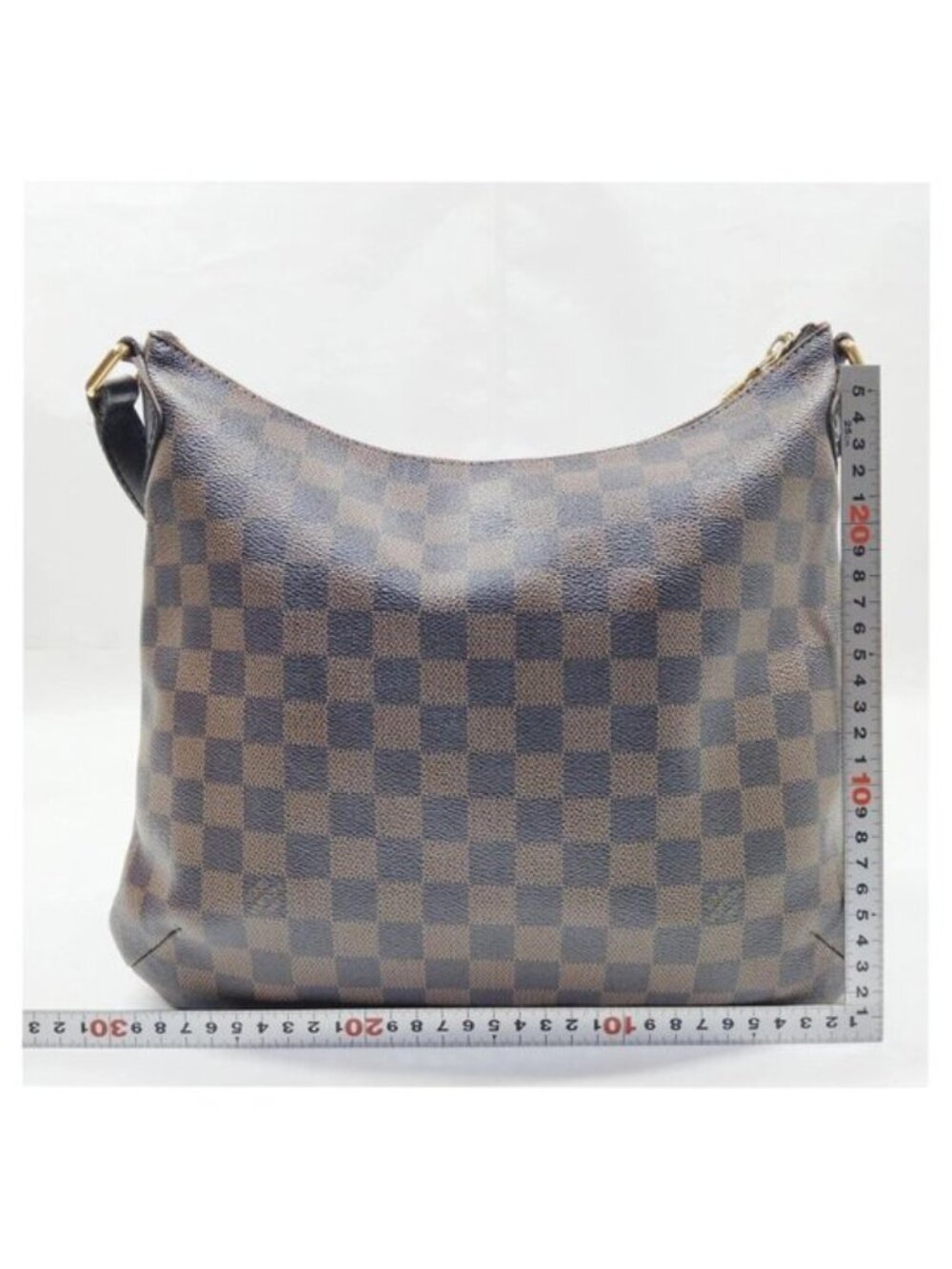 Authentic Louis Vuitton Bloomsbury GM Damier Ebene Canvas Crossbody Shoulder Bag - Picture 3 of 16